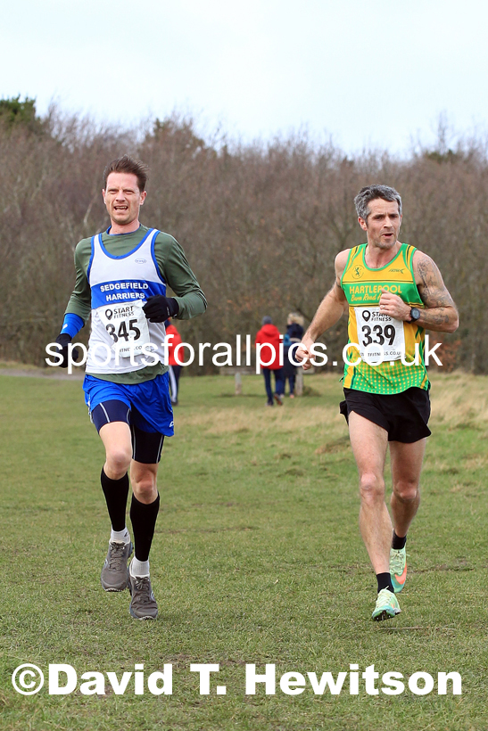 Mens 35 to 60 2022 NEMAA Open Cross Country Champs., Wallsend, Tyne and Wear. Photo: David T. Hewitson/Sports for All Pics